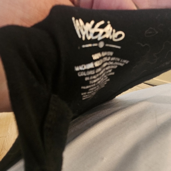 Mossimo Black & Tan Colorblock Maxi Dress Racer Back Size Small - Picture 4 of 8